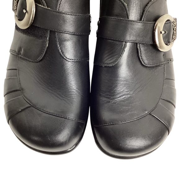 Alegria Khloe Black Nappa Leather Comfort Shoes - Picture 8 of 14